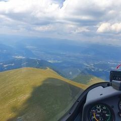 Flugwegposition um 13:08:21: Aufgenommen in der Nähe von Amering, Österreich in 2250 Meter